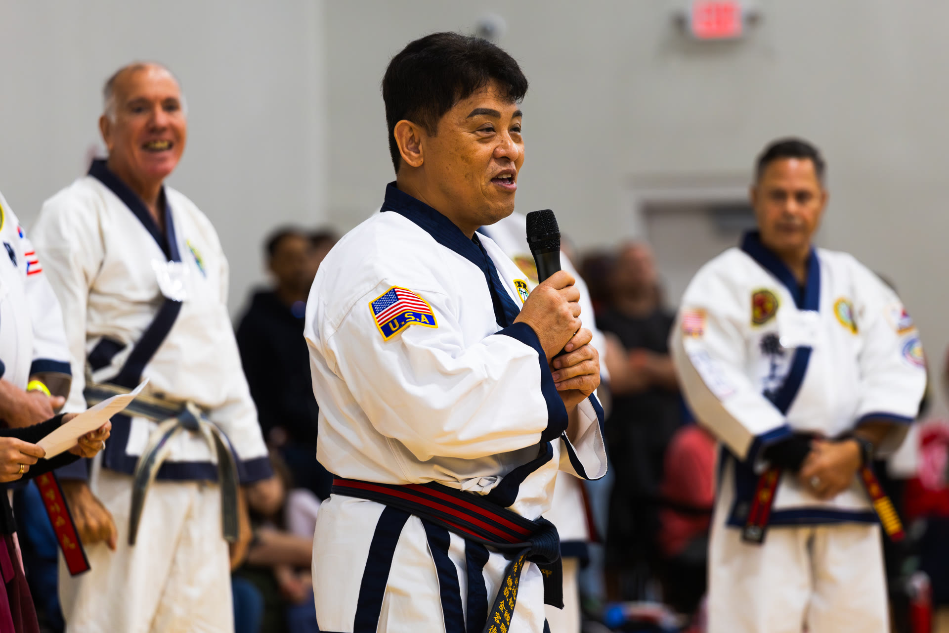 Grandmaster Moon speaking at event